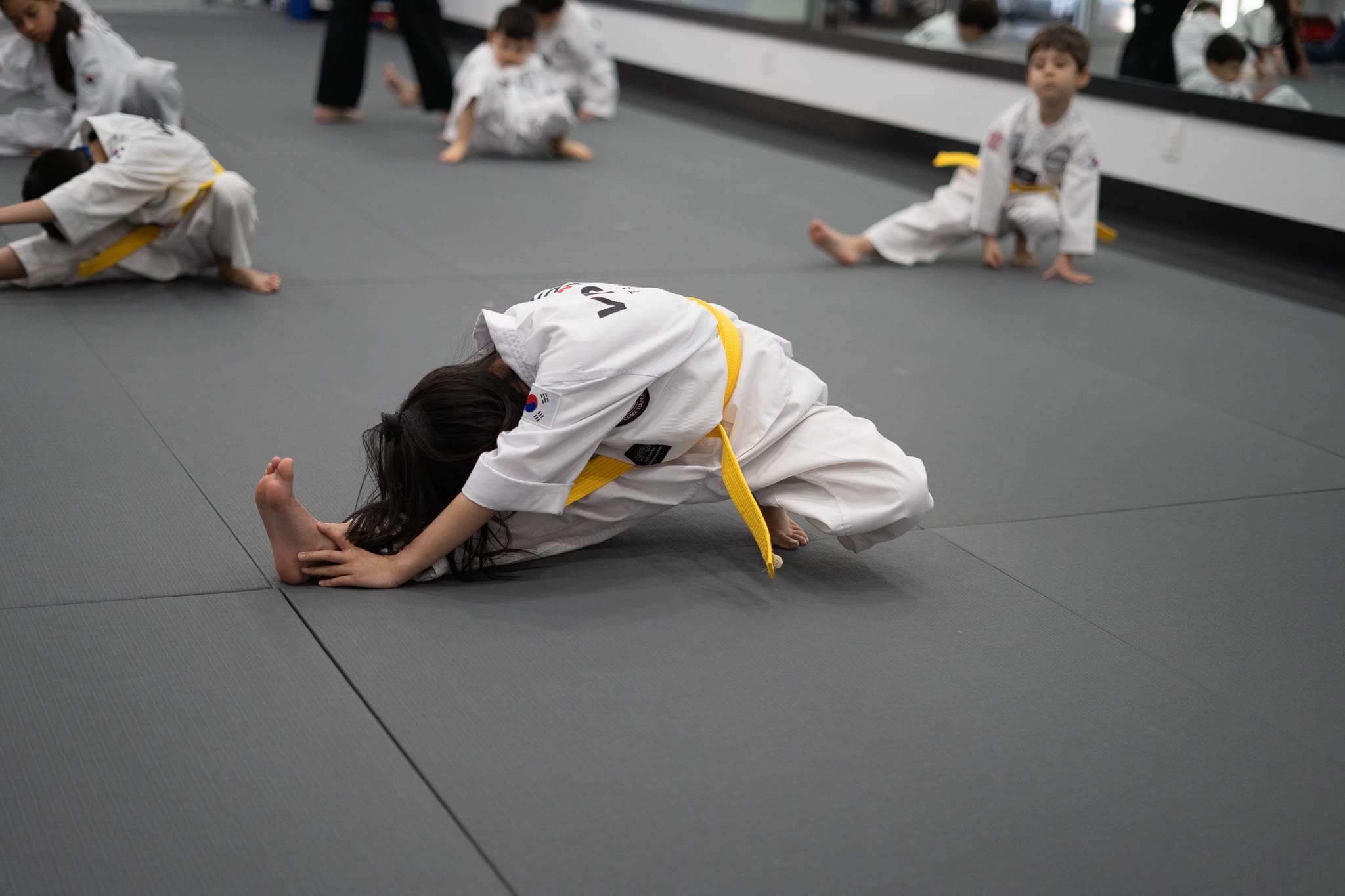 World Taekwondo programs for preschool focus on self-defense skills, tailored for specific age groups, helping children who attend improve academic performance, track their progress, and develop valuable life skills as students.