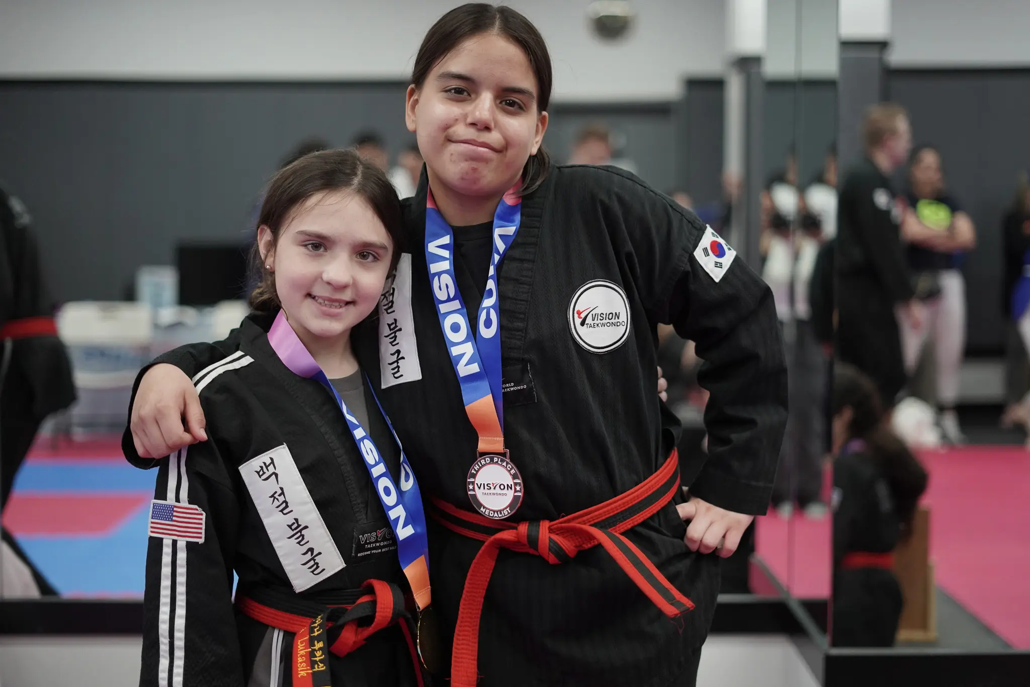 Teen martial arts classes such as Taekwondo and Tang Soo teach self-control, self-discipline, and self-confidence through structured training, physical activity, and positive reinforcement, while experienced instructors provide guidance on new techniques, belt levels, and the use of appropriate protective gear like shin guards, fostering mental well-being, physical benefits, and valuable life lessons in a holistic environment.